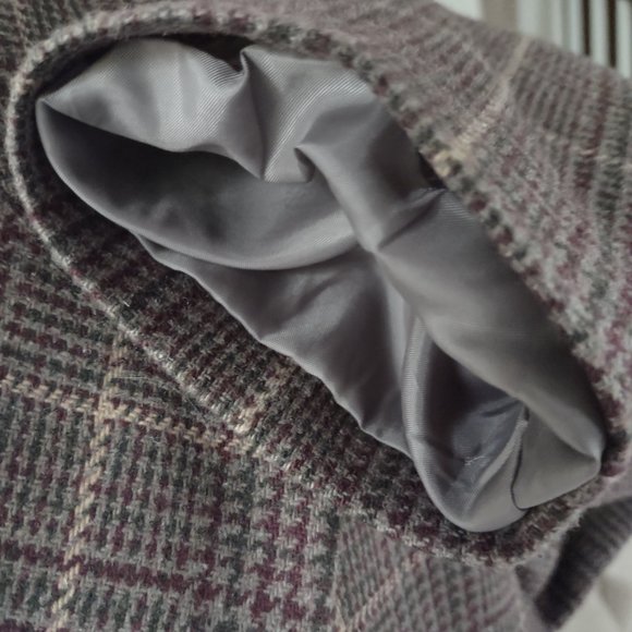 Sag Harbor Plaid Wool Petite Blazer Size 10P - Picture 8 of 13